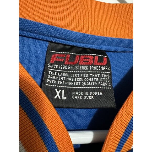 Vintage FUBU City Series Collection NYC METS KNICKS Long Sleeve Stitched Jersey - Picture 10 of 15